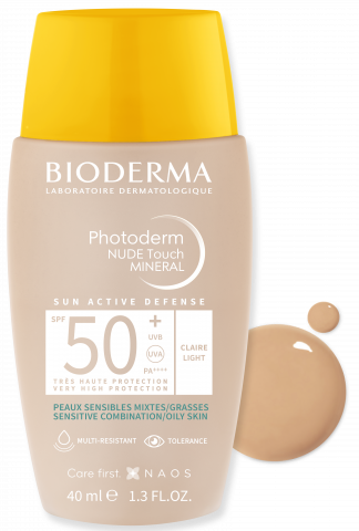 Ofrece una protección muy alta frente a los UVA/UVB 100 % mineral Aporta 8 h de control de la grasa gracias a sus polvos absorbentes Unifica la tez y potencia el resplandor con efecto piel desnuda Reduce las imperfecciones día a día Textura ultraligera, aplicación sedosa, acabado empolvado que se fusiona perfectamente con la piel - Tolerancia muy buena - No comedogénico - Muy resistente al agua - Disponible en 3 tonos  Ver las fuentes