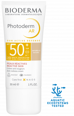 AR Color SPF 50+: Crema solar de máxima protección para piel sensible con rojeces