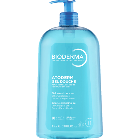 Atoderm Gel Douche de Bioderma, gel de ducha ultra suave sin jabón