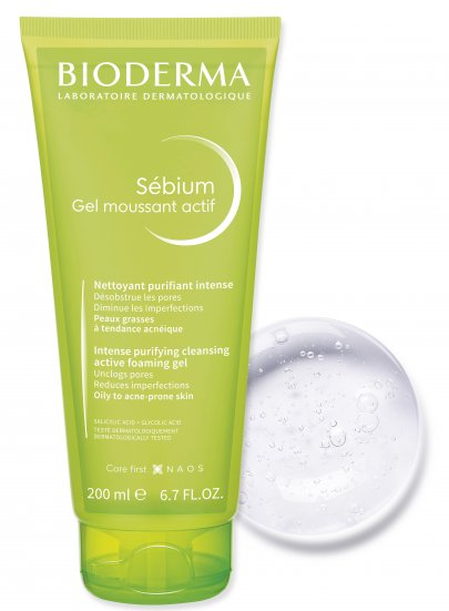 Sebium gel moussant actif