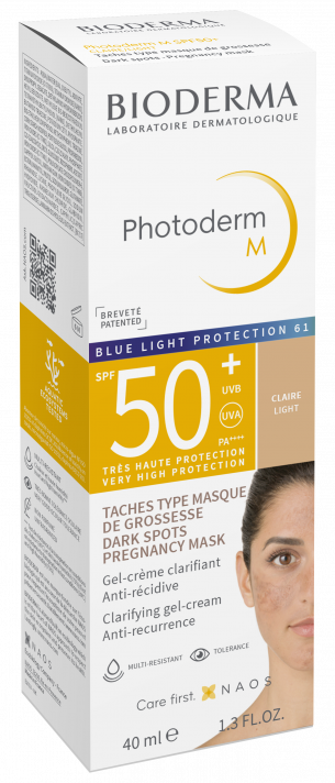 Ofrece una protección de alto espectro, especialmente de la luz azul, causante del melasma.